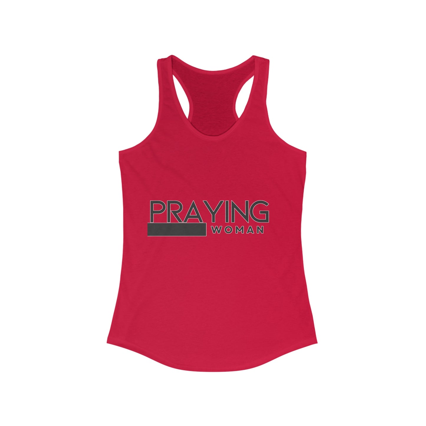 Praying Woman Racerback Tank