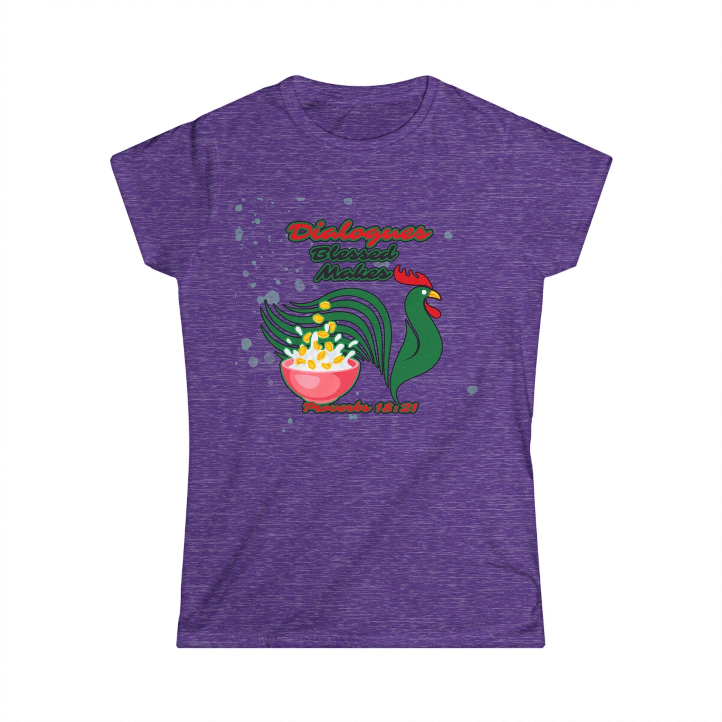 Blessed Dialogue Woman's Softstyle Tee - Kelloggs Inspired Design