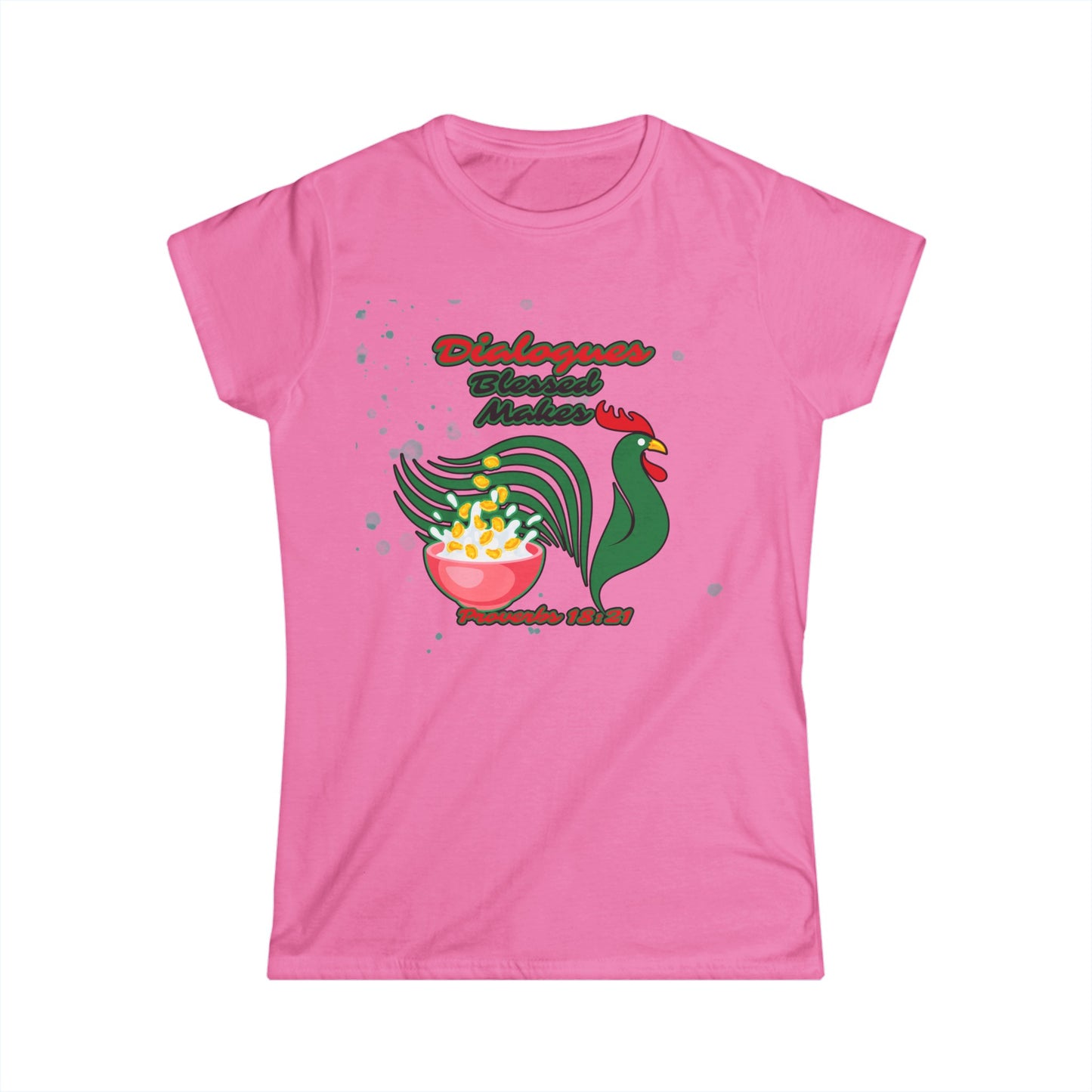 Blessed Dialogue Woman's Softstyle Tee - Kelloggs Inspired Design