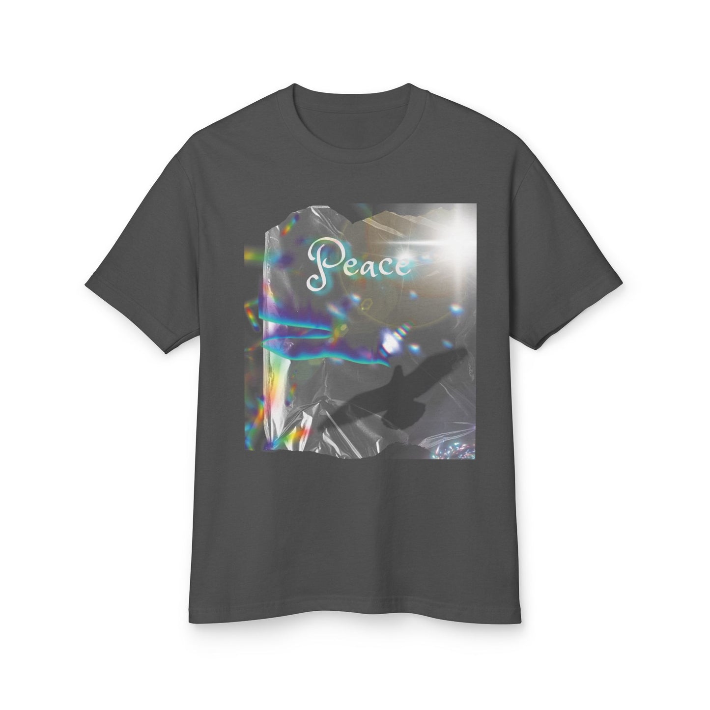 Graphic Tee with Peace Enhanced Design