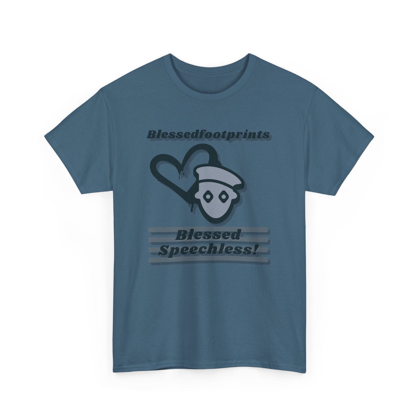 Blessedfootprints Collection Speechless Unisex Heavy Cotton Tee