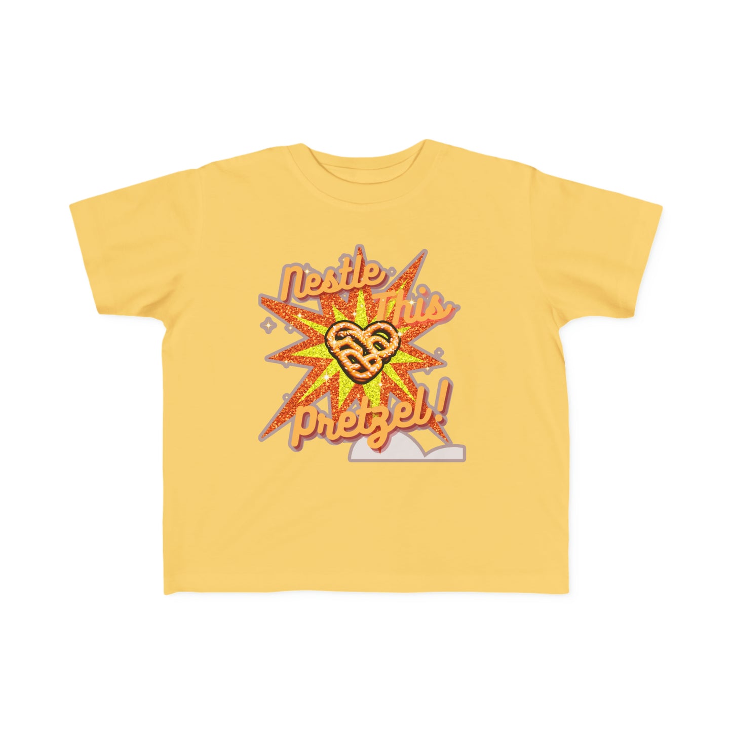 Toddler Salty Cravings Pretzel Tee Comfort Favorite Knot those Tiny Arms
