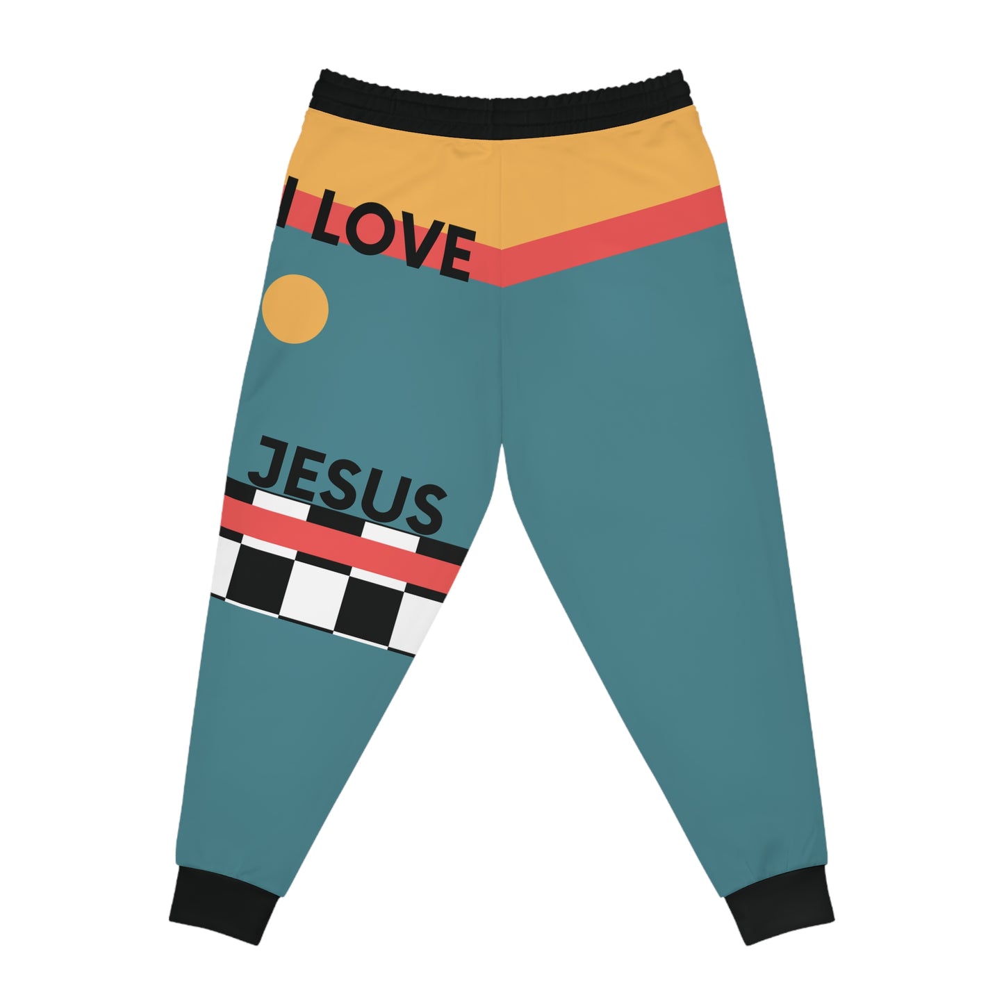 I Love Jesus Athletic Joggers