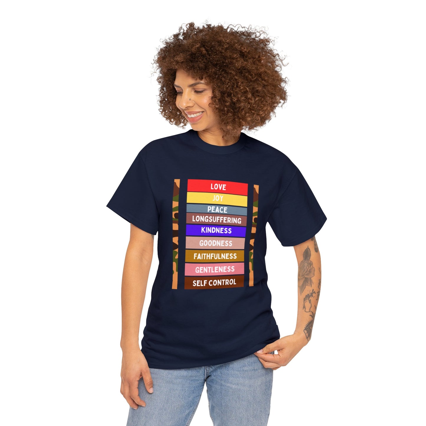 Fruits of The Holy Spirit Unisex Heavy Cotton Tee