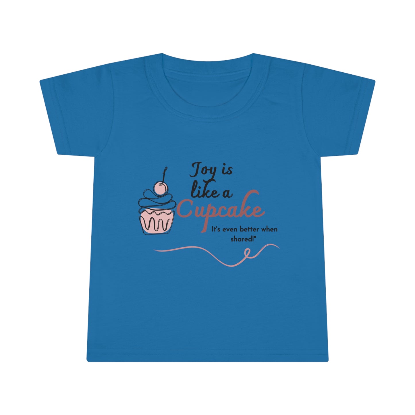 Joyful Toddler Cupcake T-Shirt: Share the Sweetness