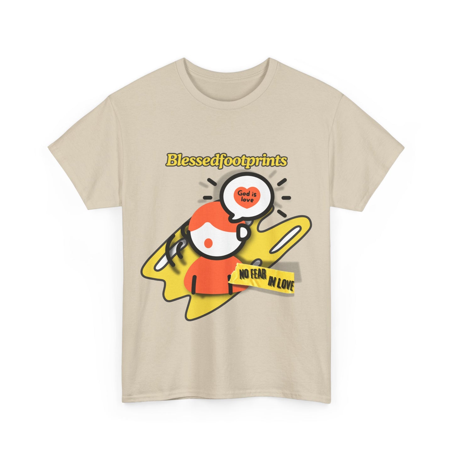 God Is Love Tee No Fear in Love Graphic T shirt