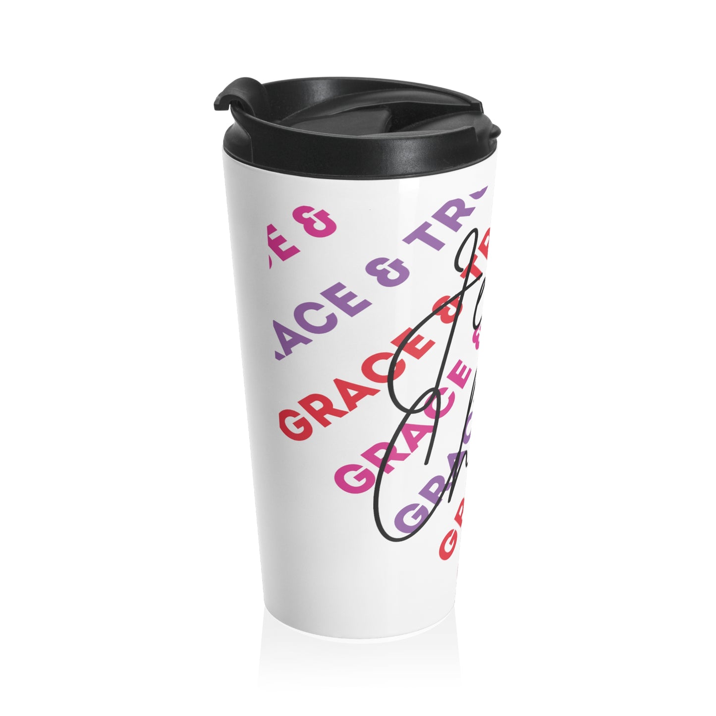 Jesus Christ Grace & Truth Stainless Steel Travel Mug