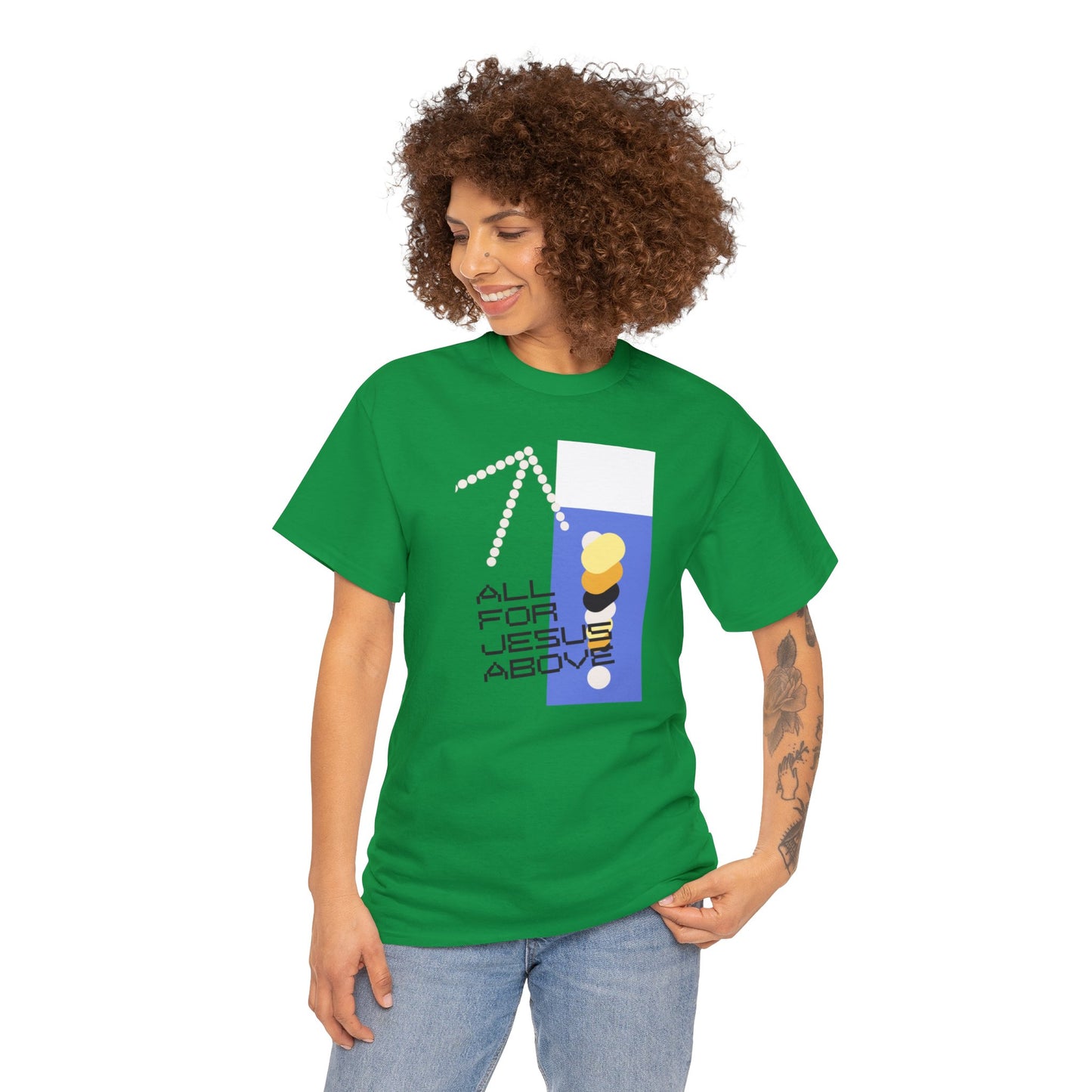 All For Jesus Above Short-Sleeve T-Shirt