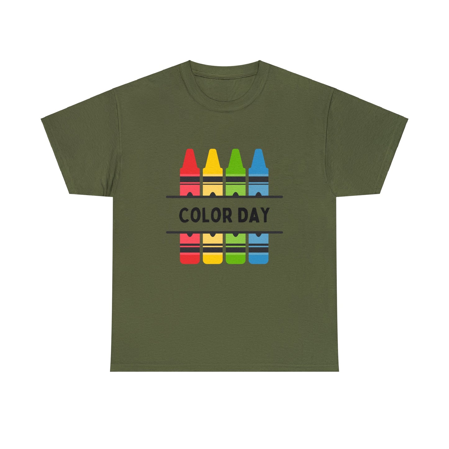 Color Day Unisex Heavy Cotton Tee Inspire Learning and Fun for Teachers and Children