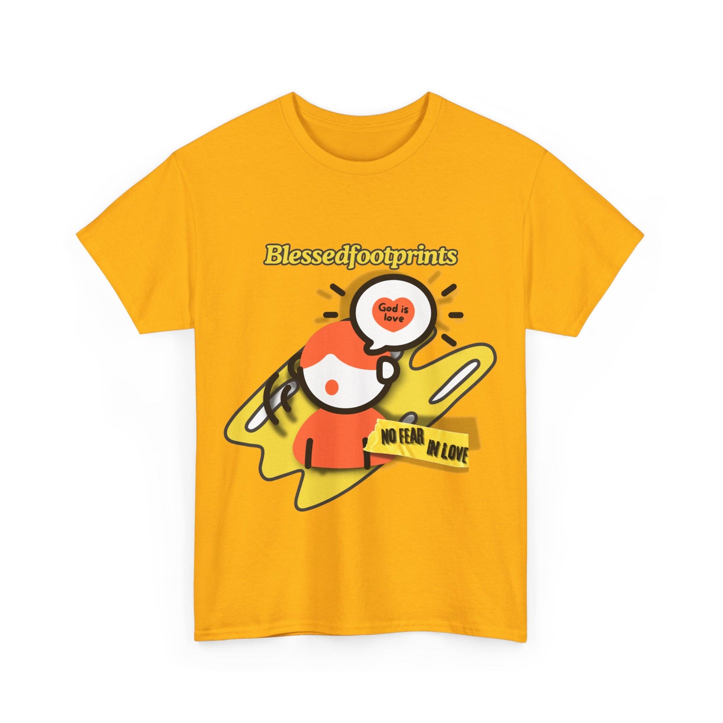 God Is Love Tee No Fear in Love Graphic T shirt