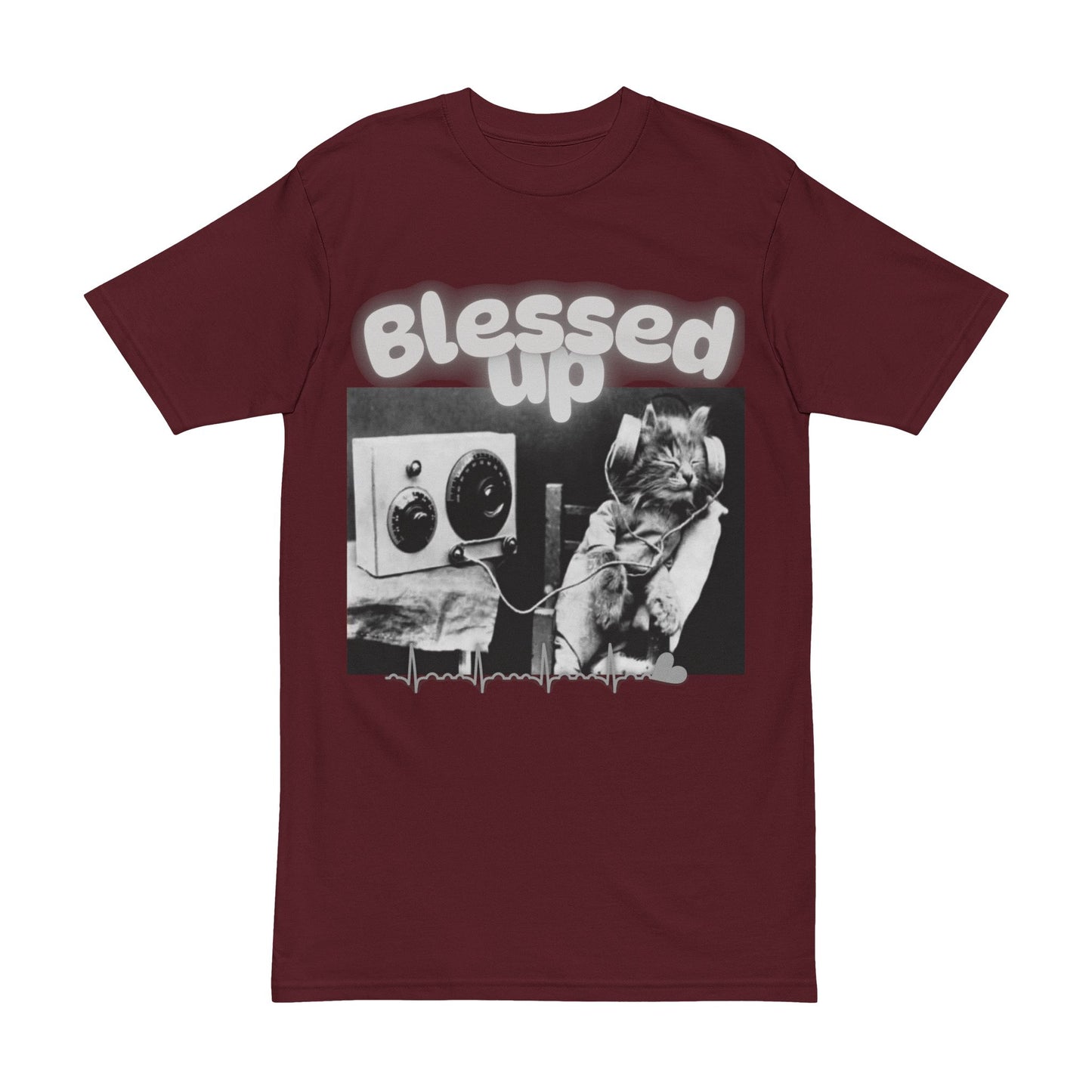 Graphic Tee Blessed Up Cool Cat
