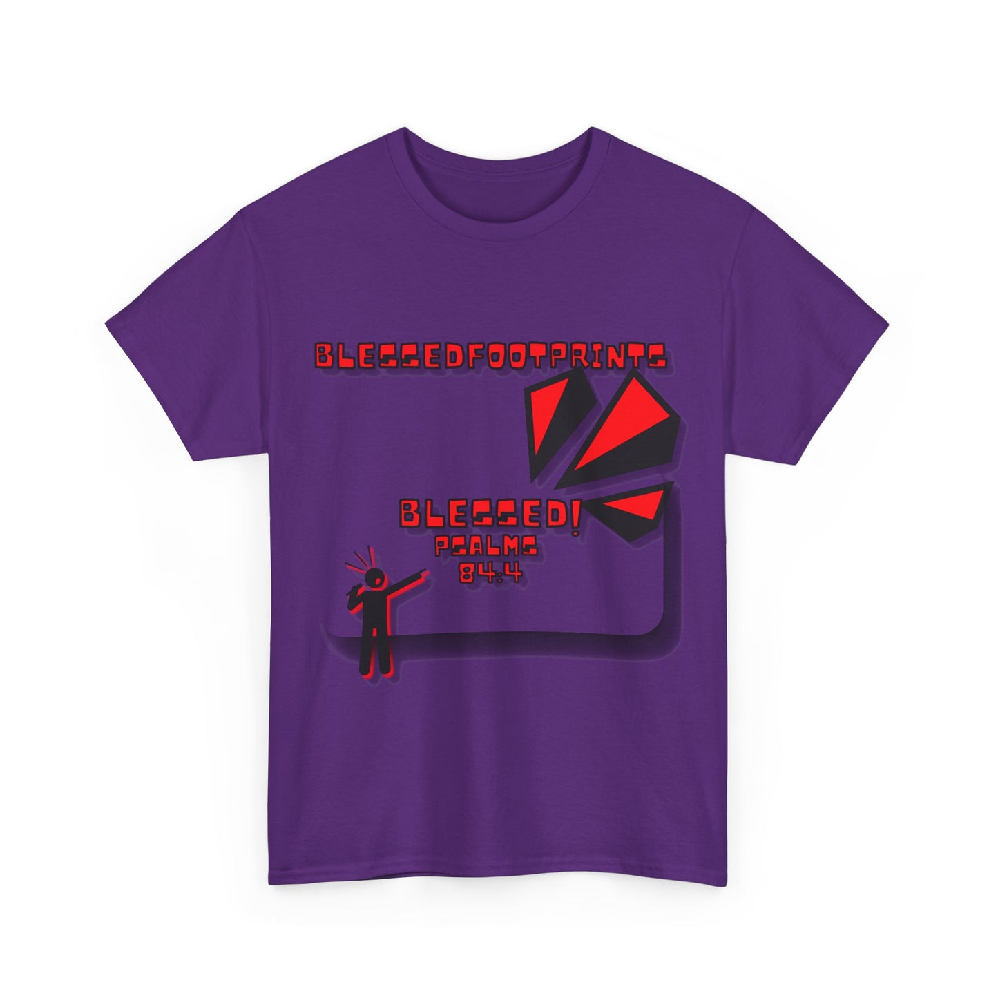 Blessed Psalms 84:4 Unisex Heavy Cotton Tee