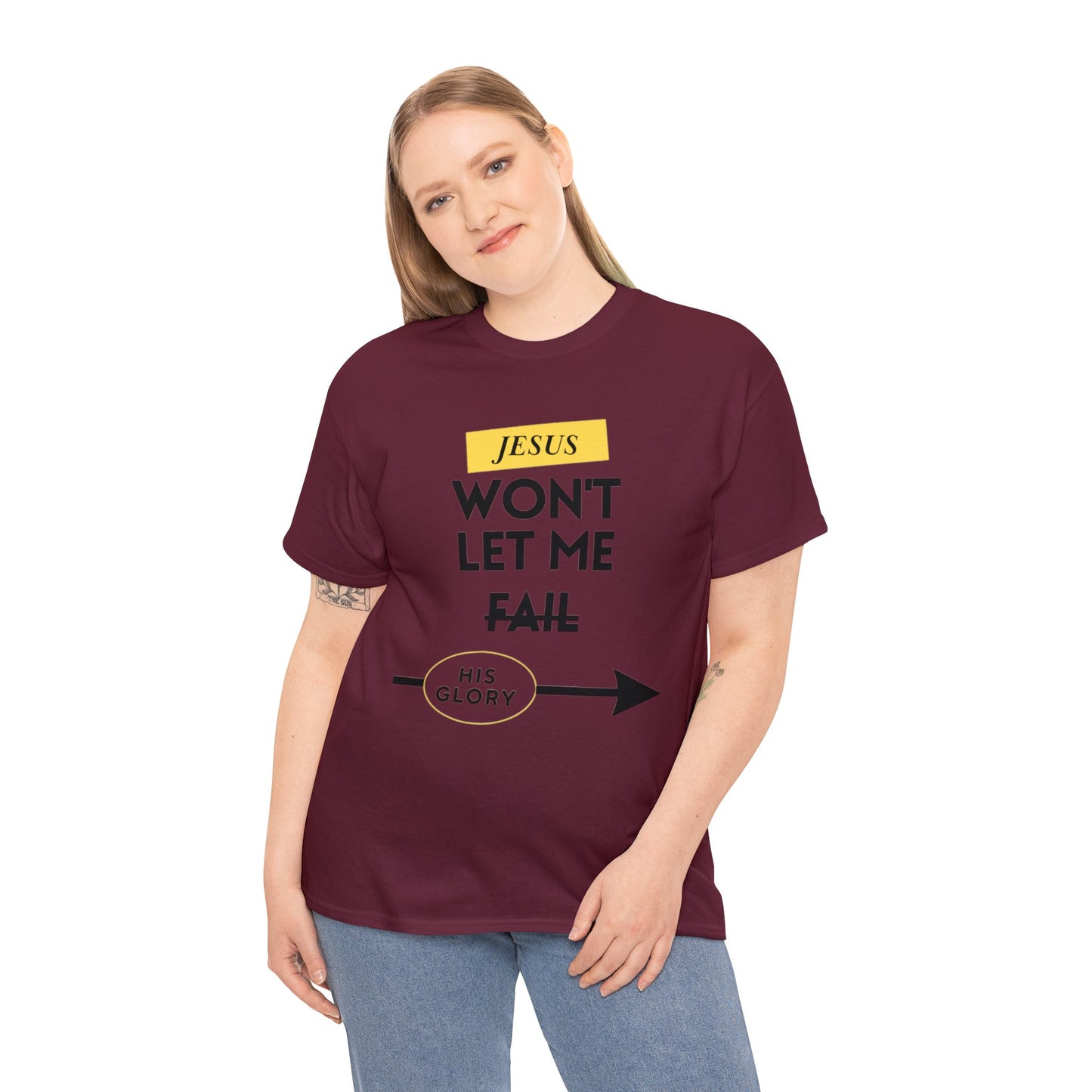 Jesus Won't Let Me Fail Short-Sleeve T-Shirt