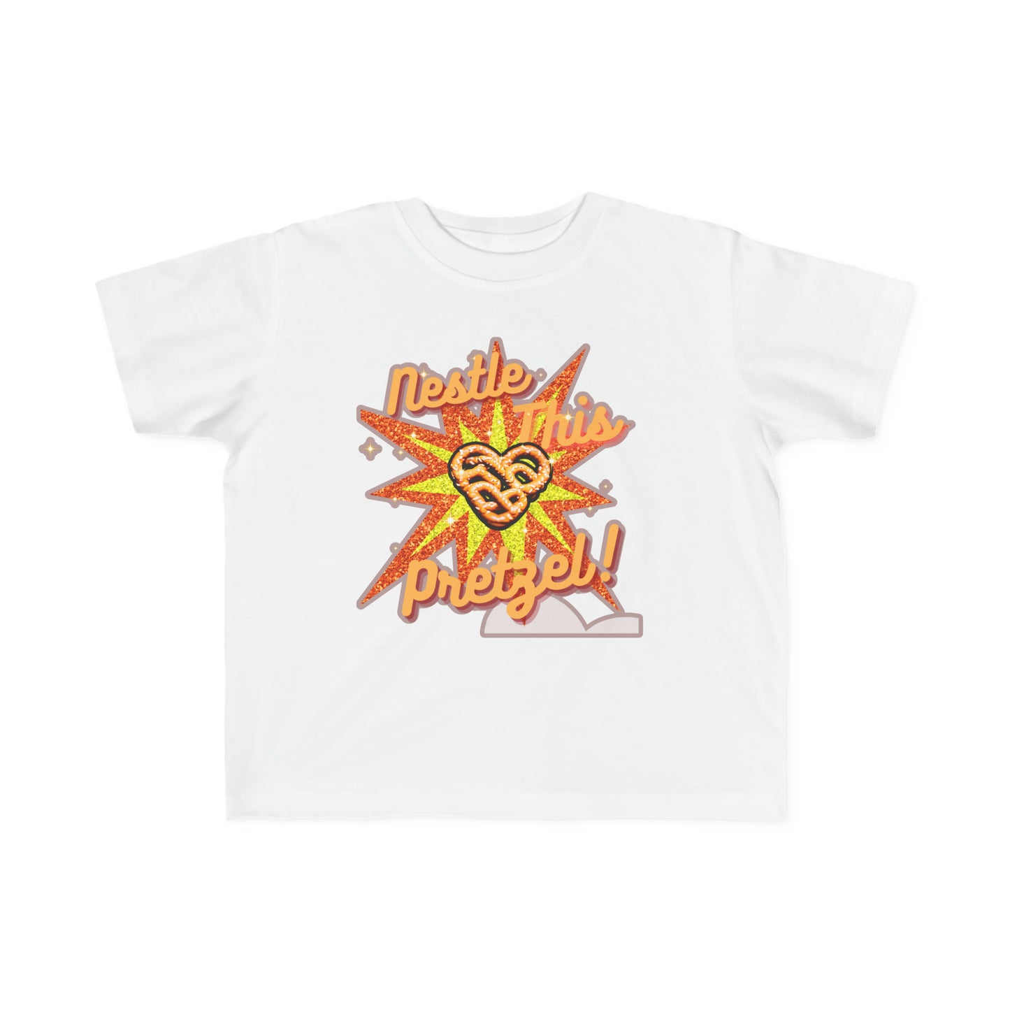 Toddler Salty Cravings Pretzel Tee Comfort Favorite Knot those Tiny Arms