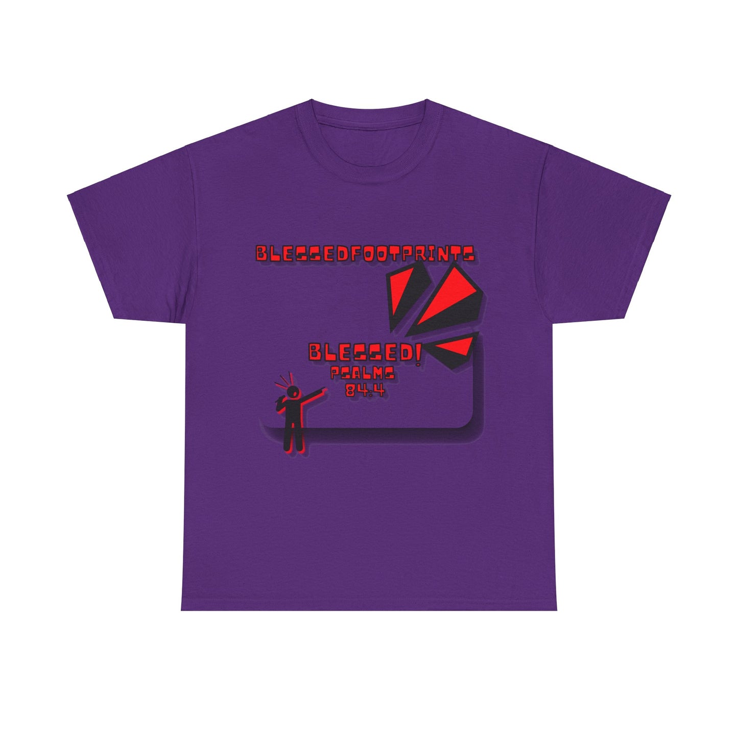 Blessed Psalms 84:4 Unisex Heavy Cotton Tee