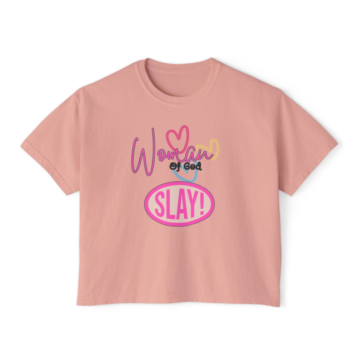 Woman of God Slay Women's Boxy Tee