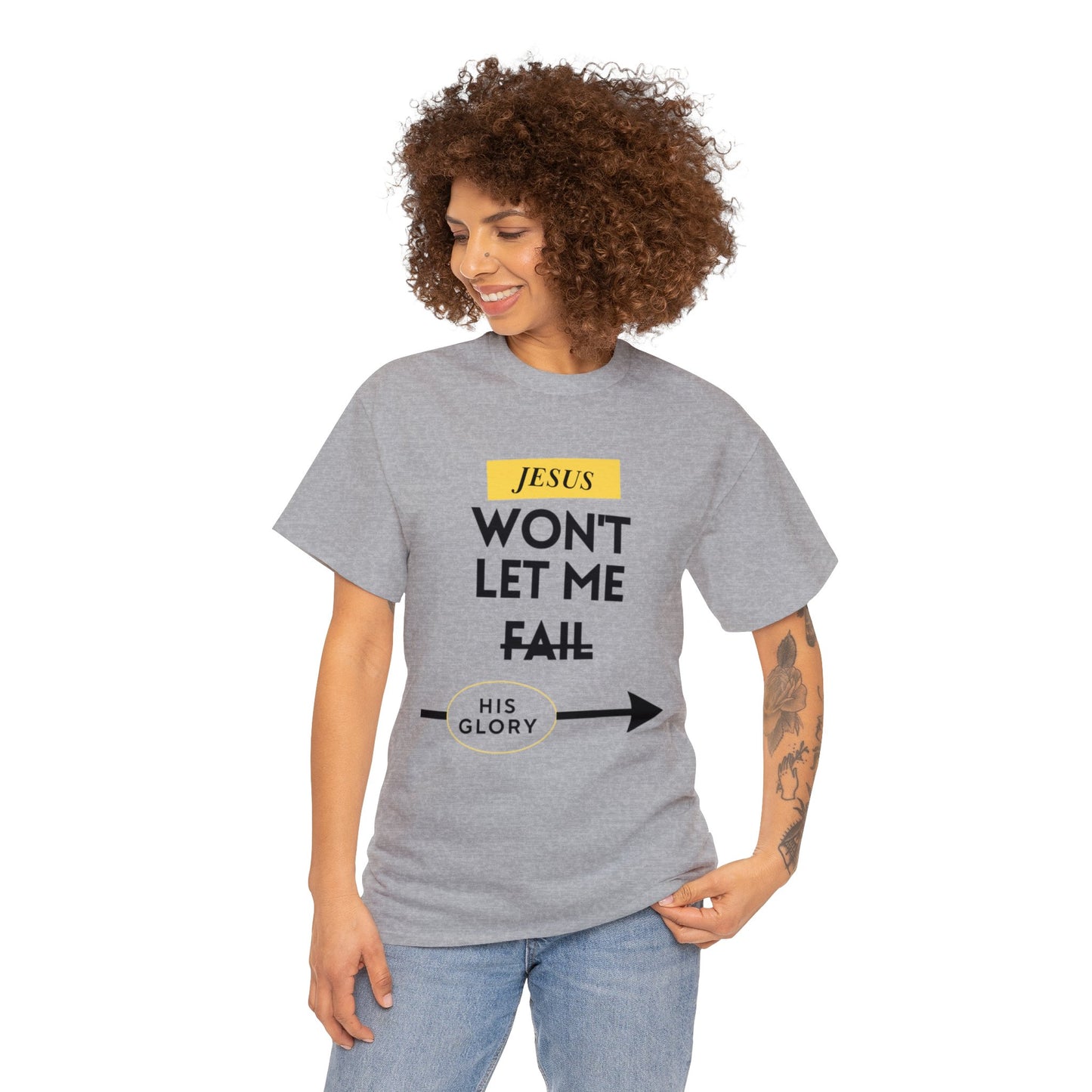 Jesus Won't Let Me Fail Short-Sleeve T-Shirt