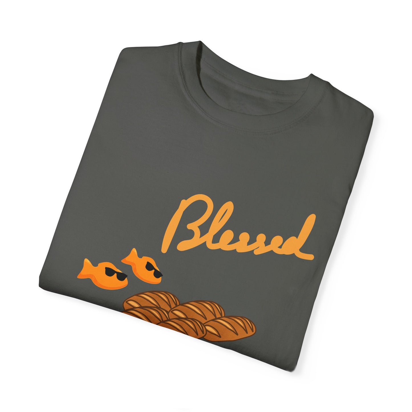 Blessed 2 fish & 5 Loaves T-Shirt ā Christian Design | Comfort Colors 1717