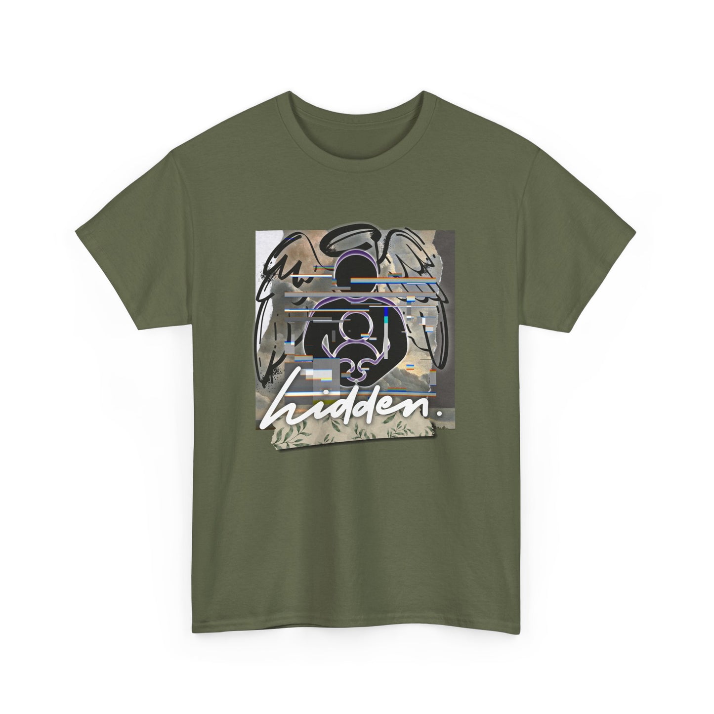 Hidden in Christ” Unisex Heavy Cotton TShirt –Faith-Based Christian Apparel with Unique Design