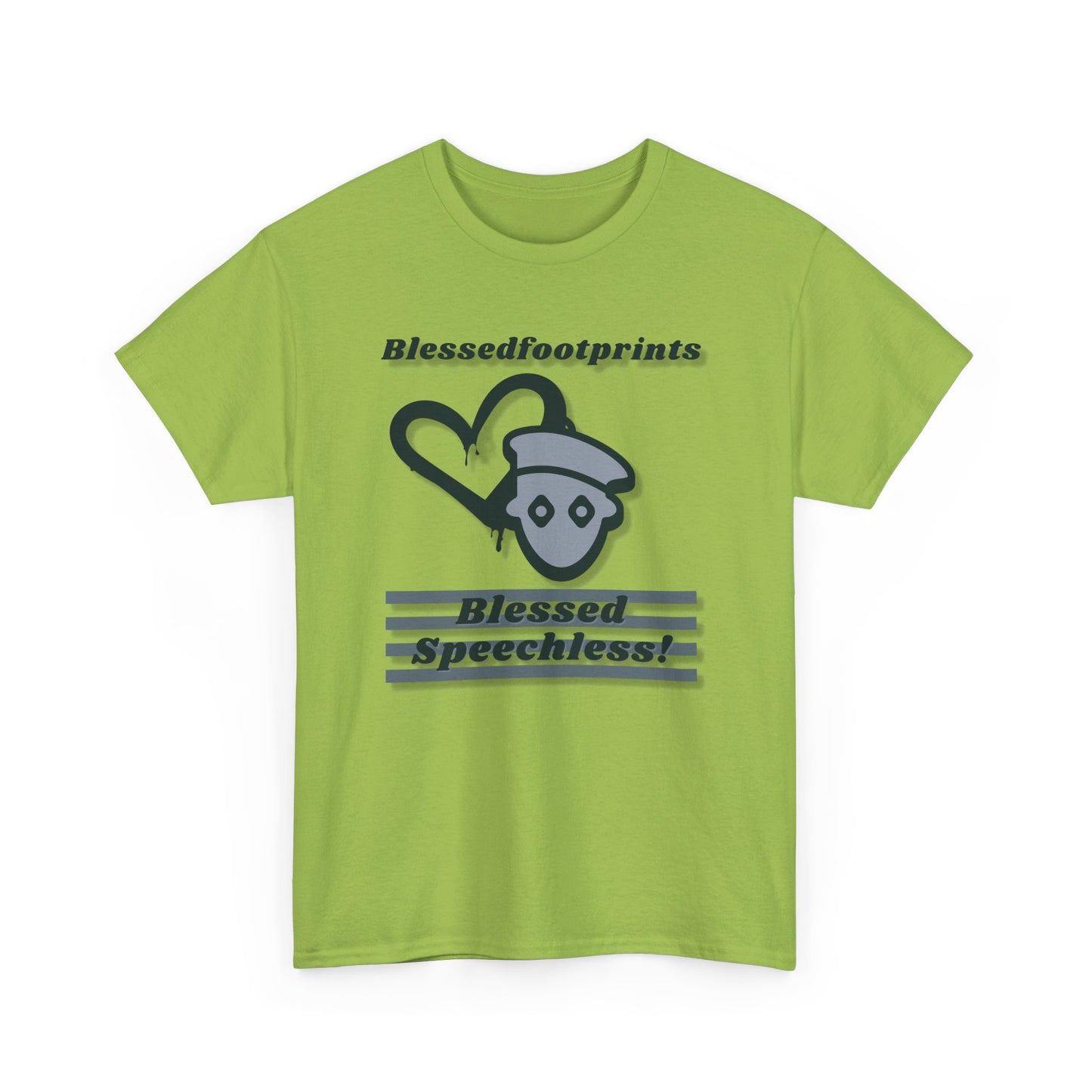 Blessedfootprints Collection Speechless Unisex Heavy Cotton Tee