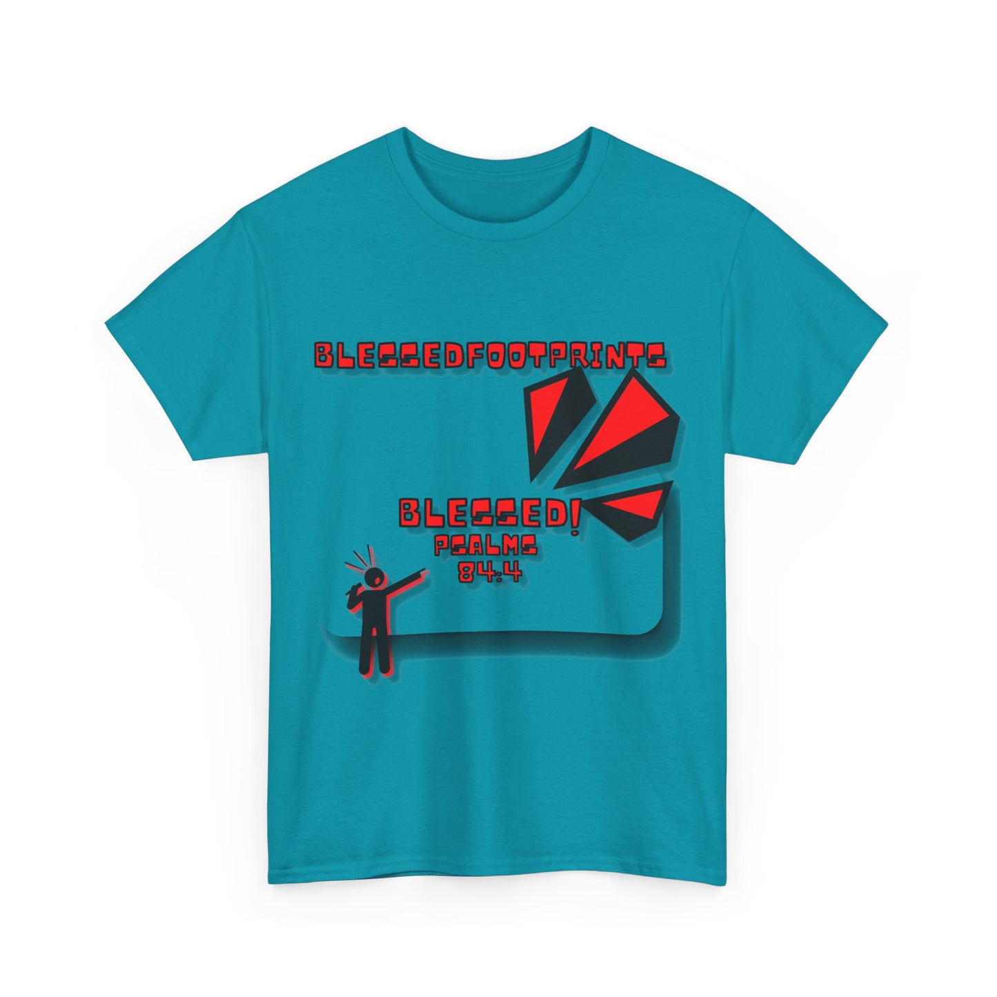 Blessed Psalms 84:4 Unisex Heavy Cotton Tee