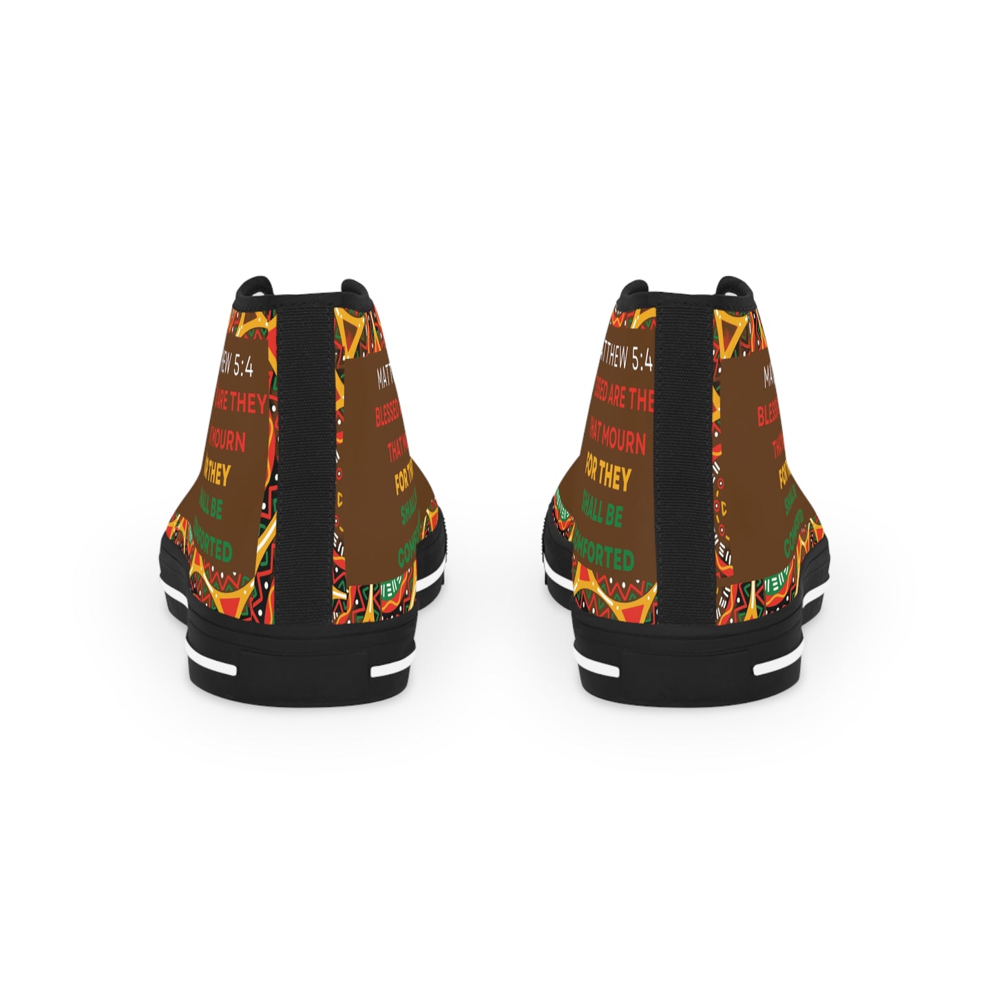 Blessed Are They That Mourn Men's High Top Sneakers
