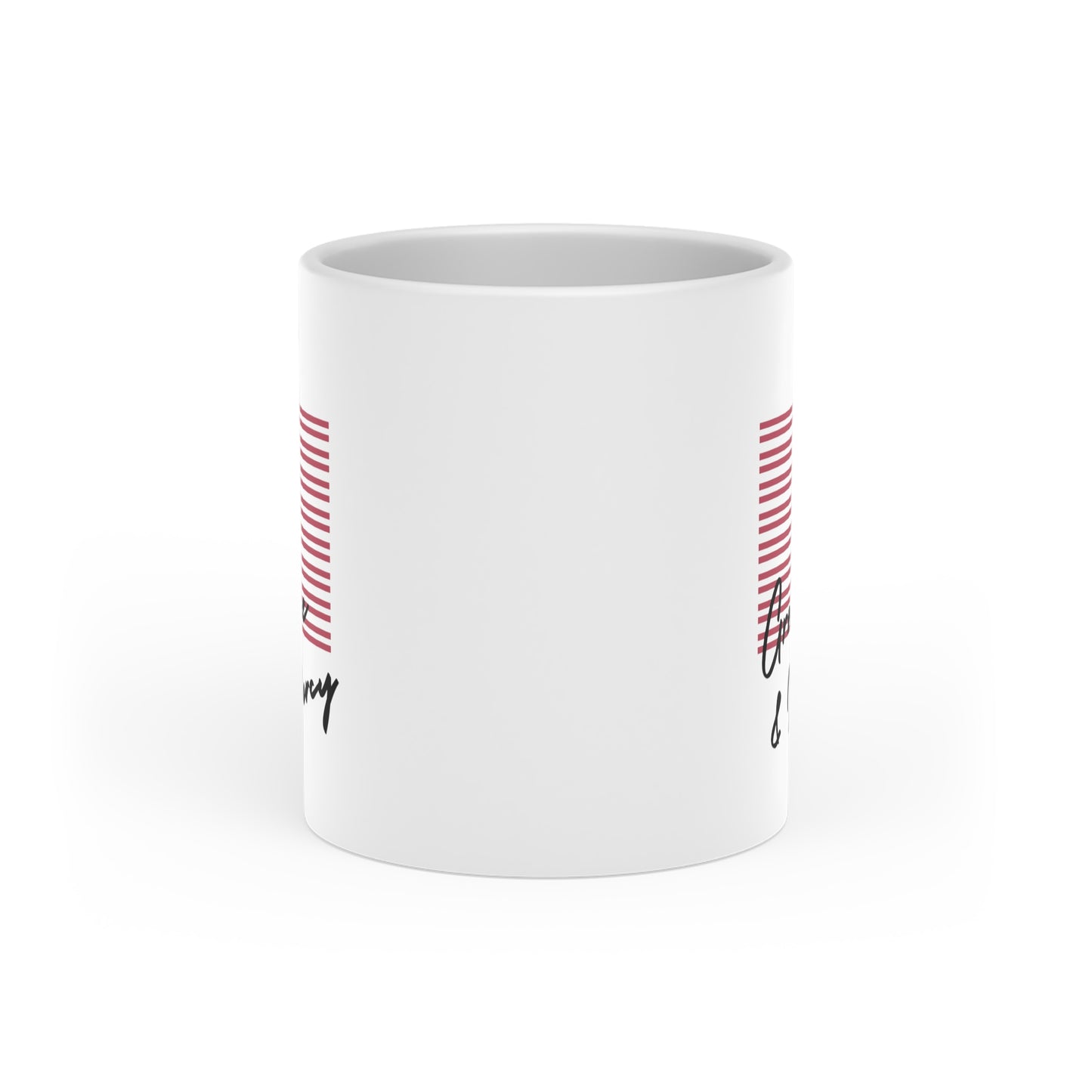 Grace and Mercy Heart-Shaped Mug