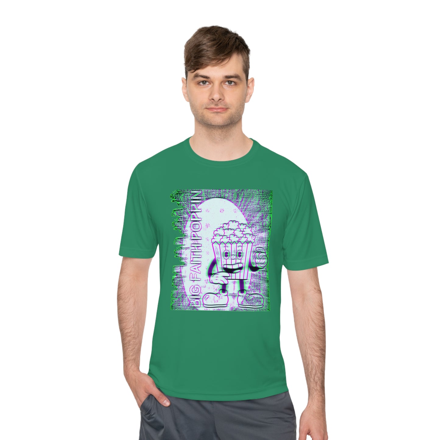 Big Faith Popping Unisex Moisture Wicking Tee