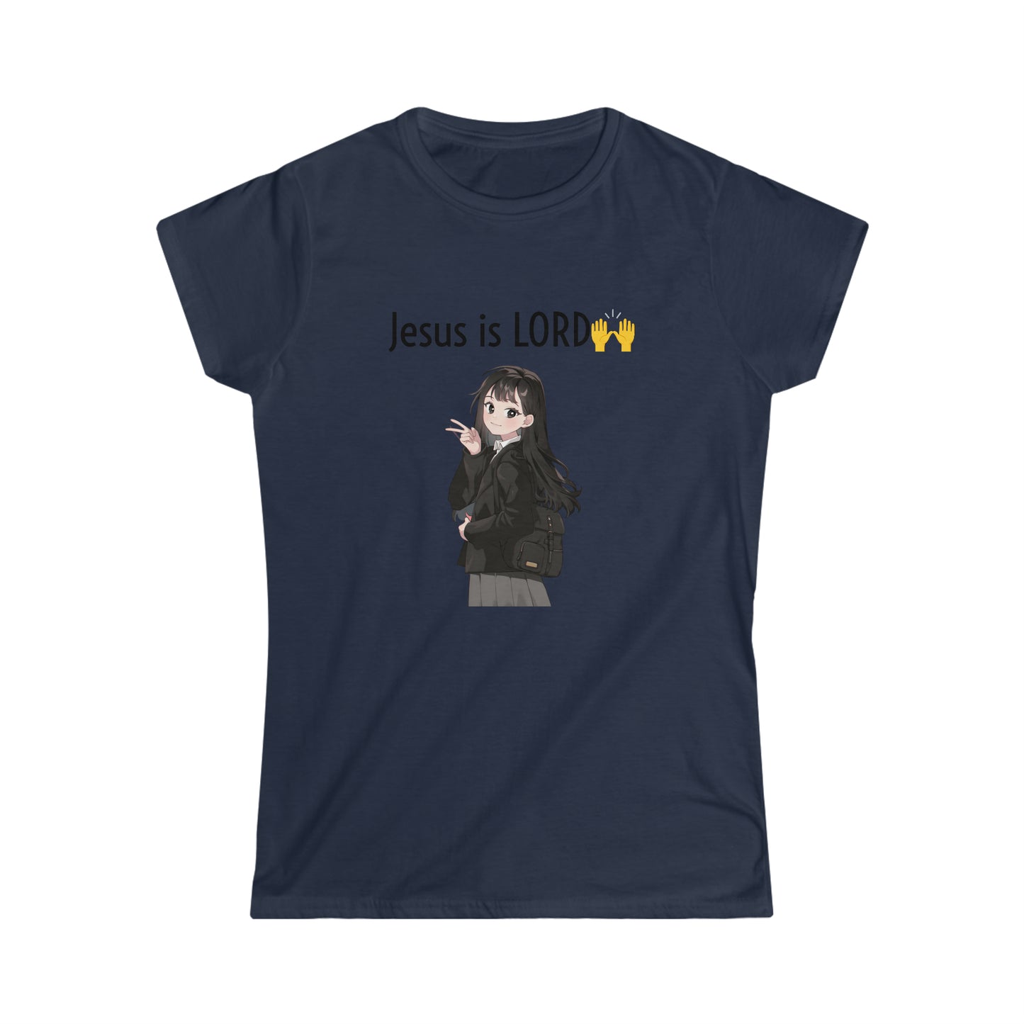 Jesus Anime Women's Softstyle Tee