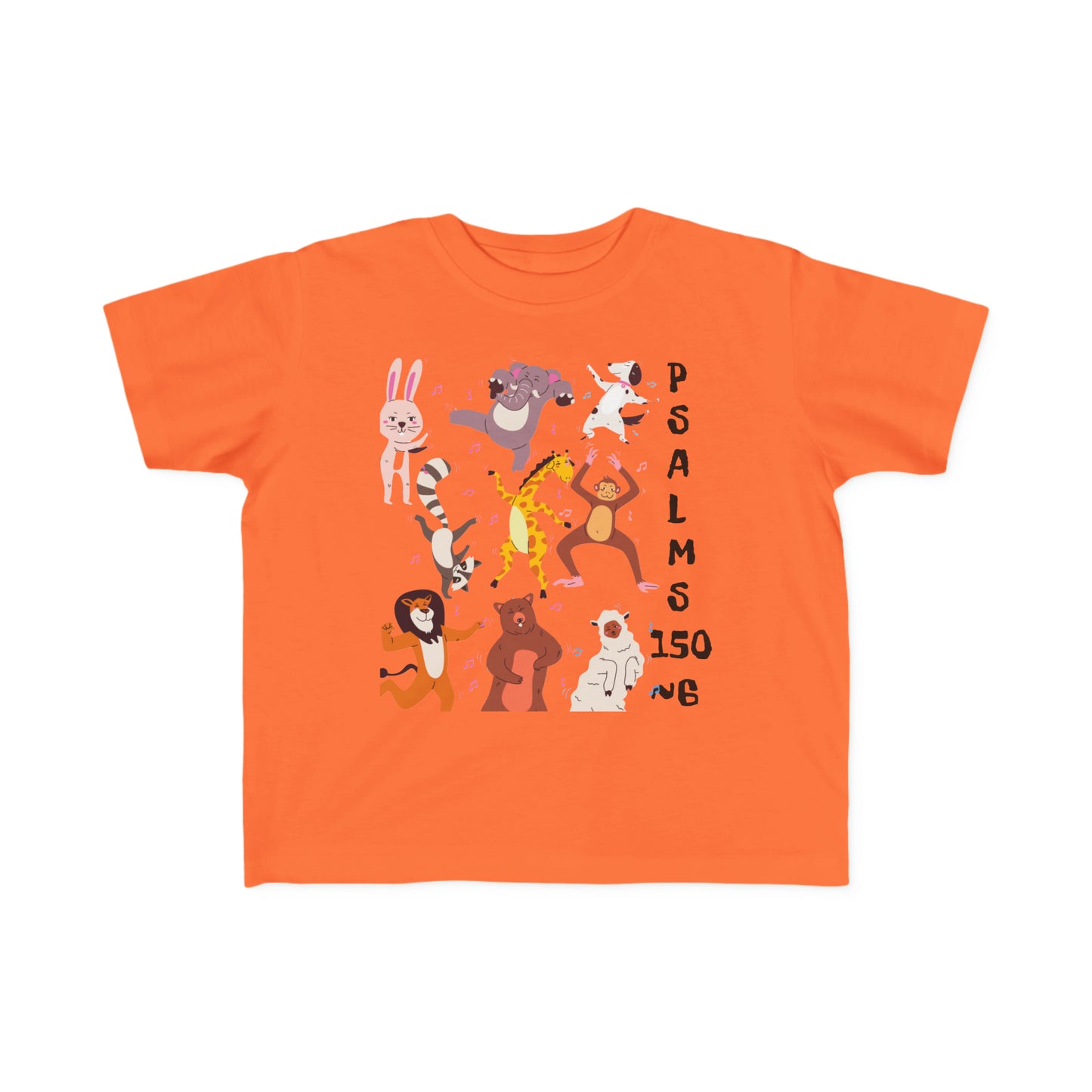 Party Animals Psalms 150~6 Toddler's Fine Jersey Tee