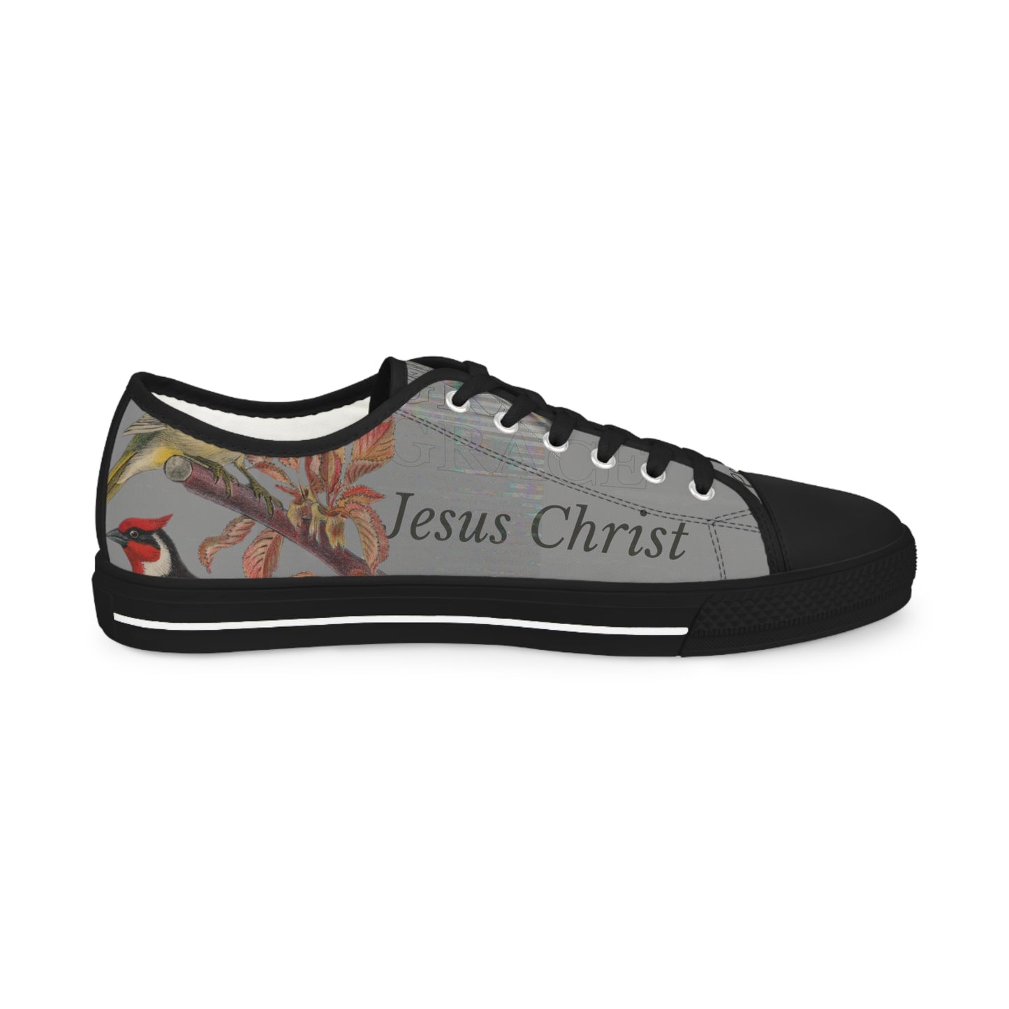 Grace Jesus Christ Men's Low Top Sneakers