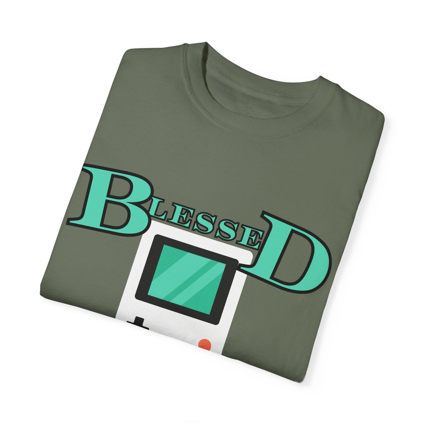 Blessed New Level Gameboy T-Shirt | Comfort Colors 1717 – Christian Graphic Tee