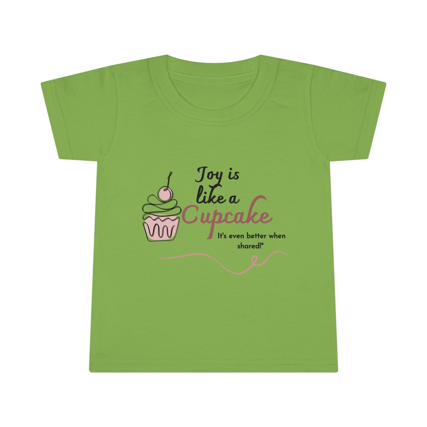 Joyful Toddler Cupcake T-Shirt: Share the Sweetness