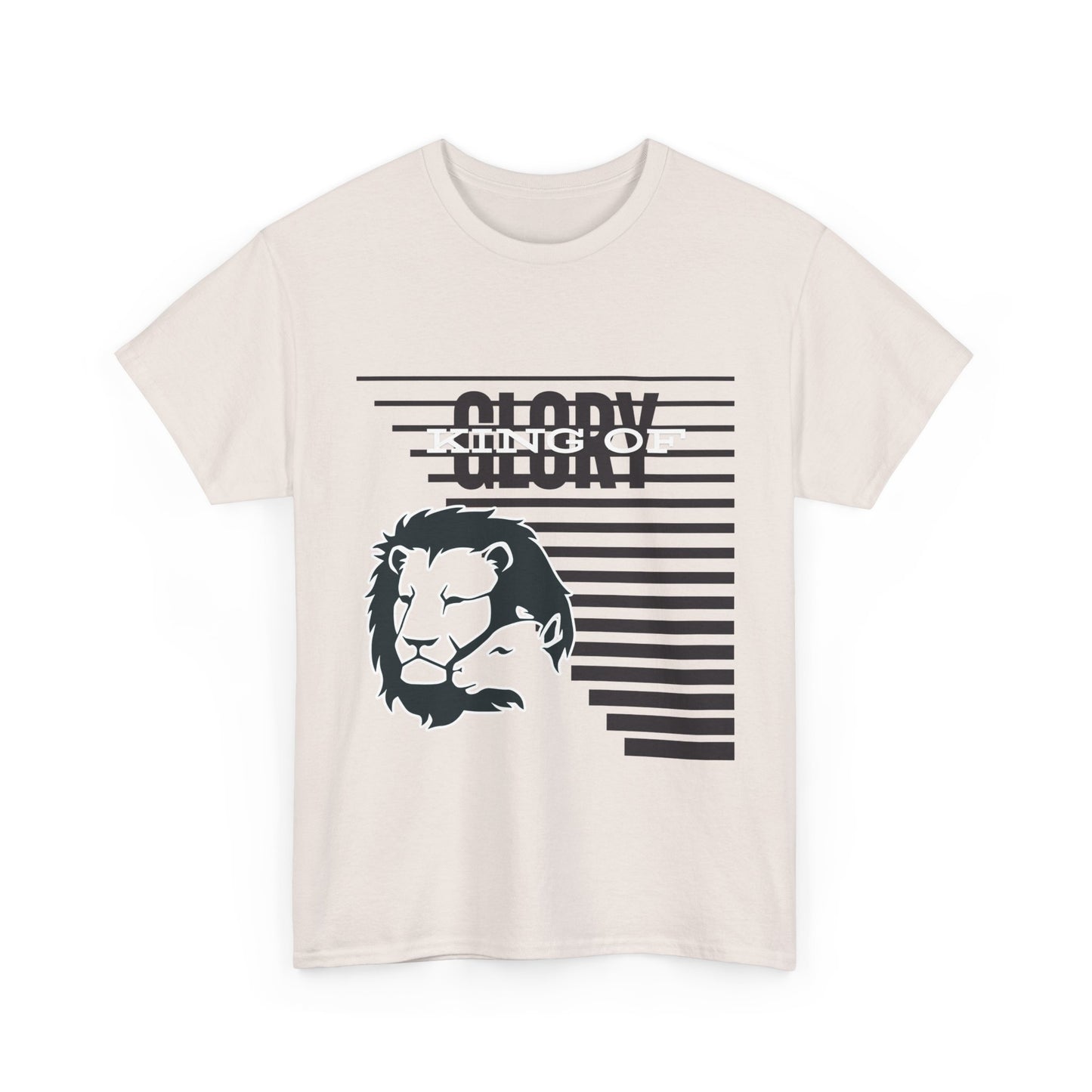 Lion & Lamb, Love & Life Unisex Heavy Cotton Tee