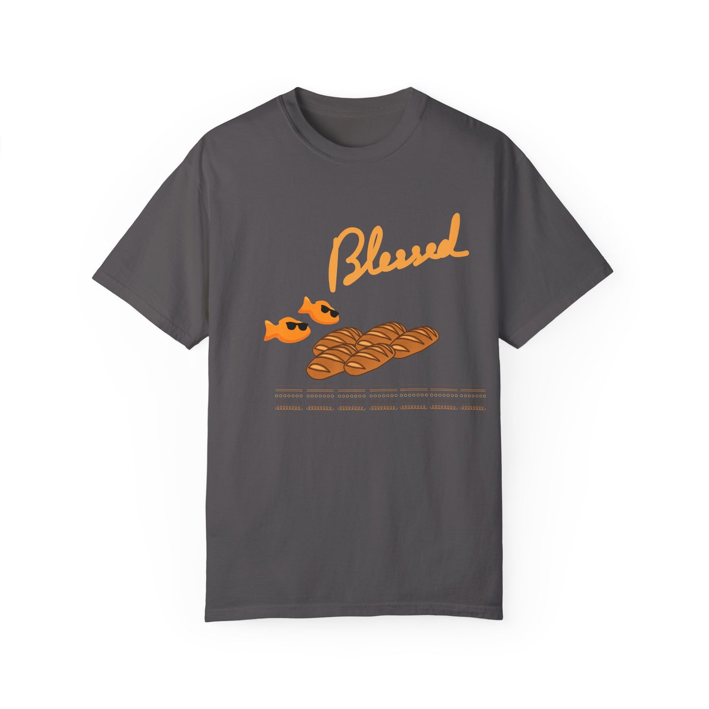 Blessed 2 fish & 5 Loaves T-Shirt ā Christian Design | Comfort Colors 1717