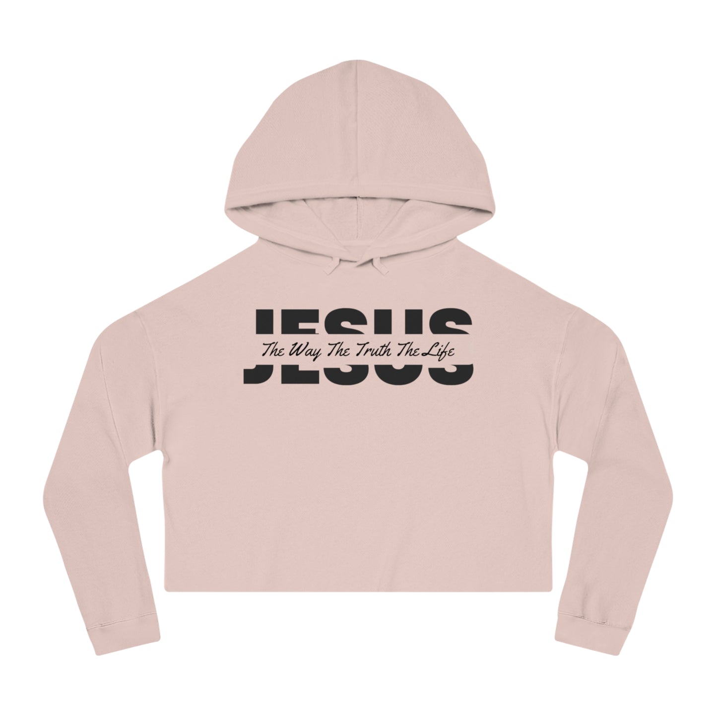 JESUS Women’s Cropped Hooded Sweatshirt