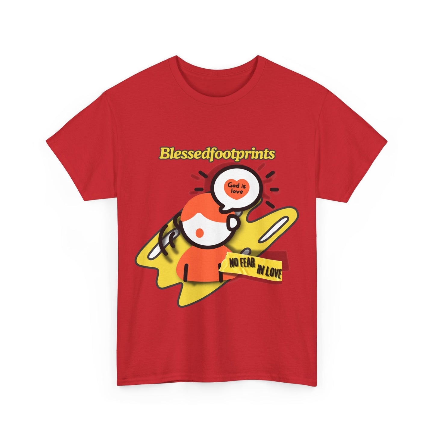 God Is Love Tee No Fear in Love Graphic T shirt