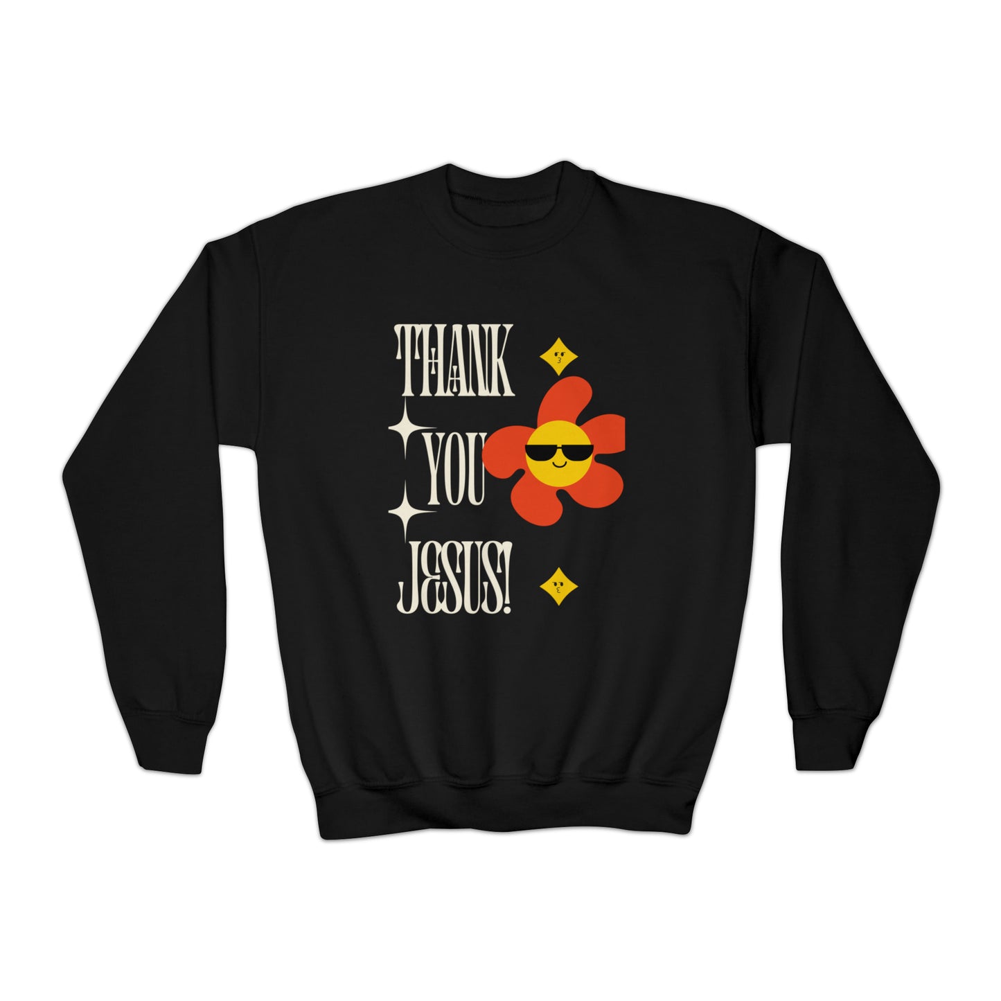 Thank You Jesus Youth Crewneck Sweatshirt