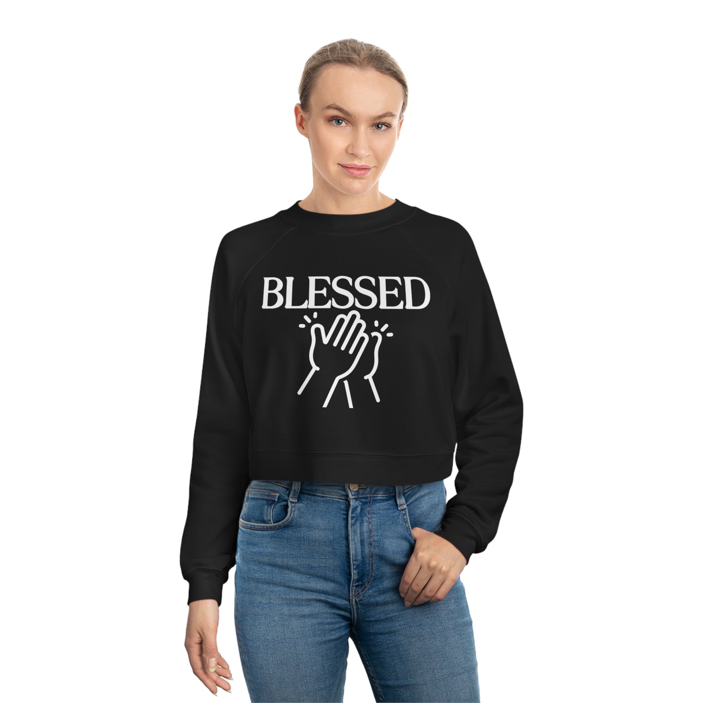 Called Blessed Women's Cropped Fleece Pullover