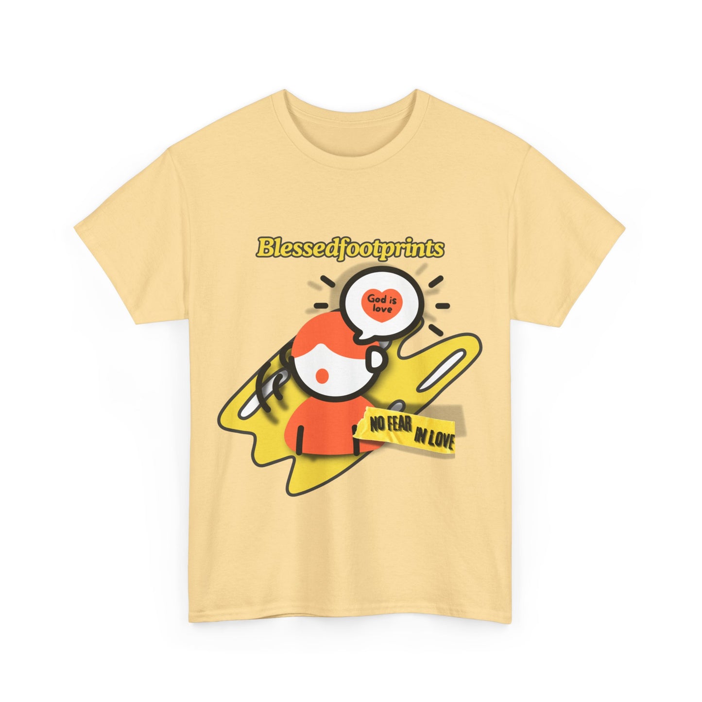 God Is Love Tee No Fear in Love Graphic T shirt