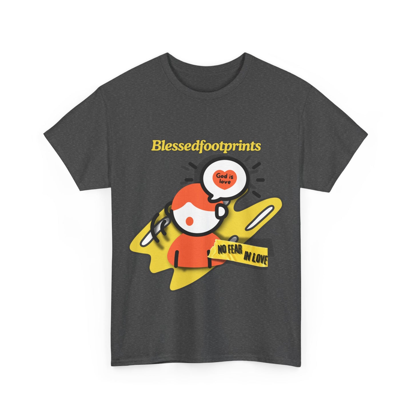 God Is Love Tee No Fear in Love Graphic T shirt