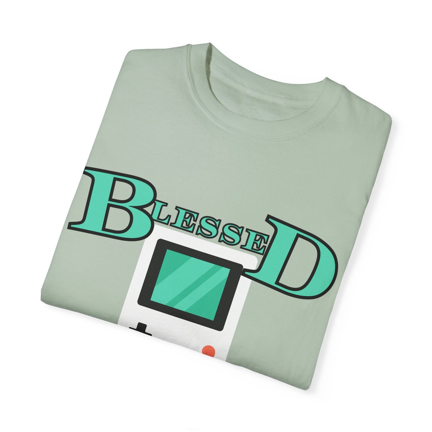 Blessed New Level Gameboy T-Shirt | Comfort Colors 1717 – Christian Graphic Tee