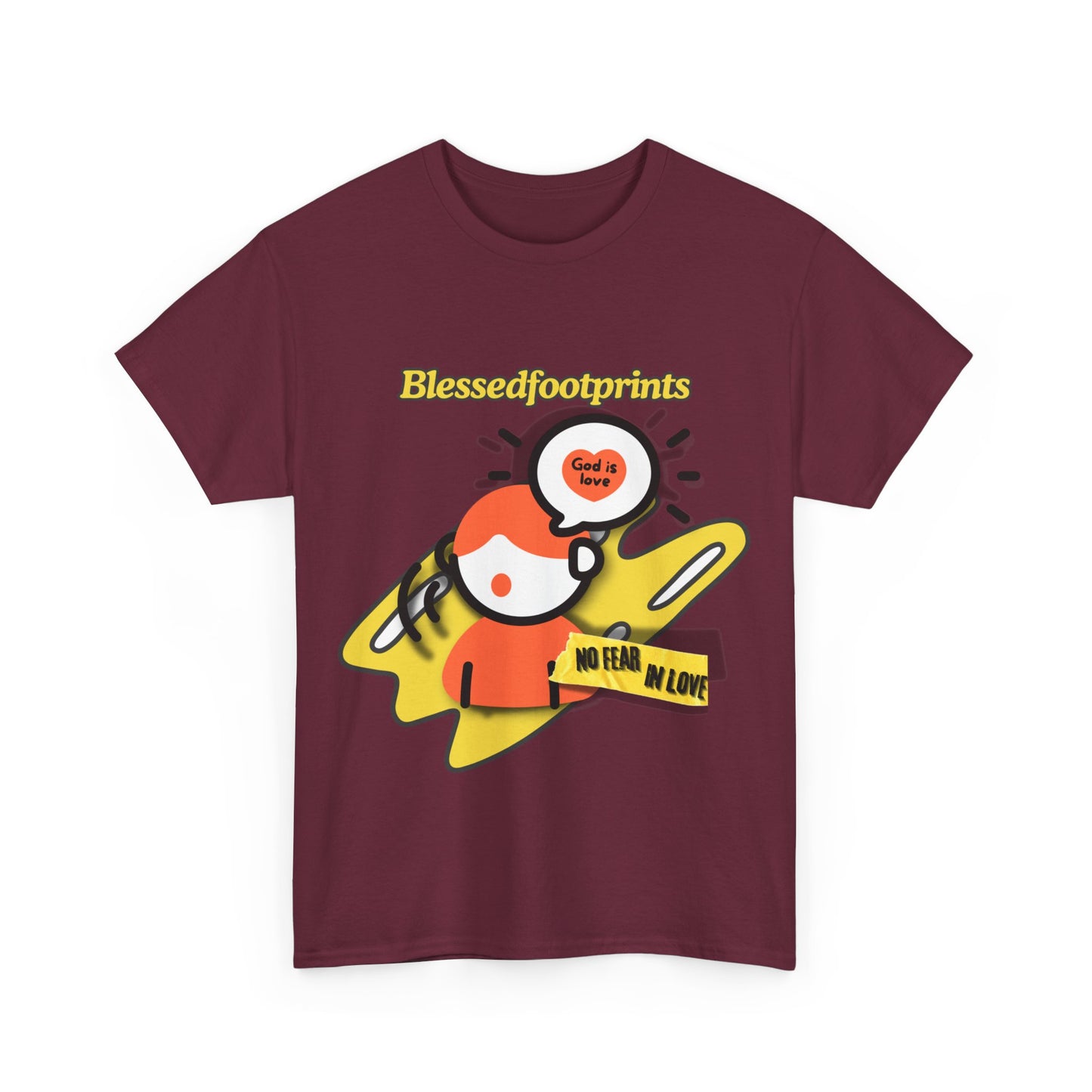 God Is Love Tee No Fear in Love Graphic T shirt
