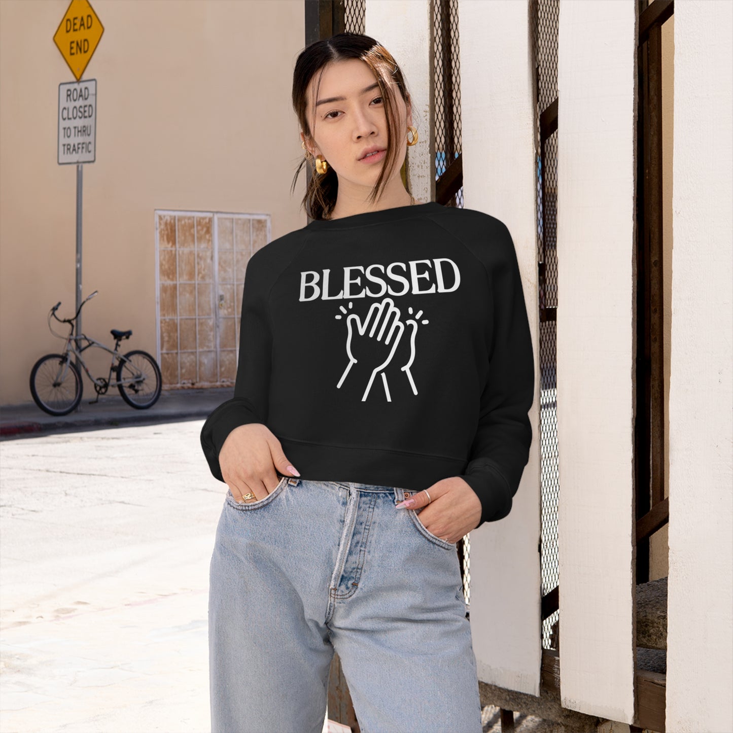 Called Blessed Women's Cropped Fleece Pullover
