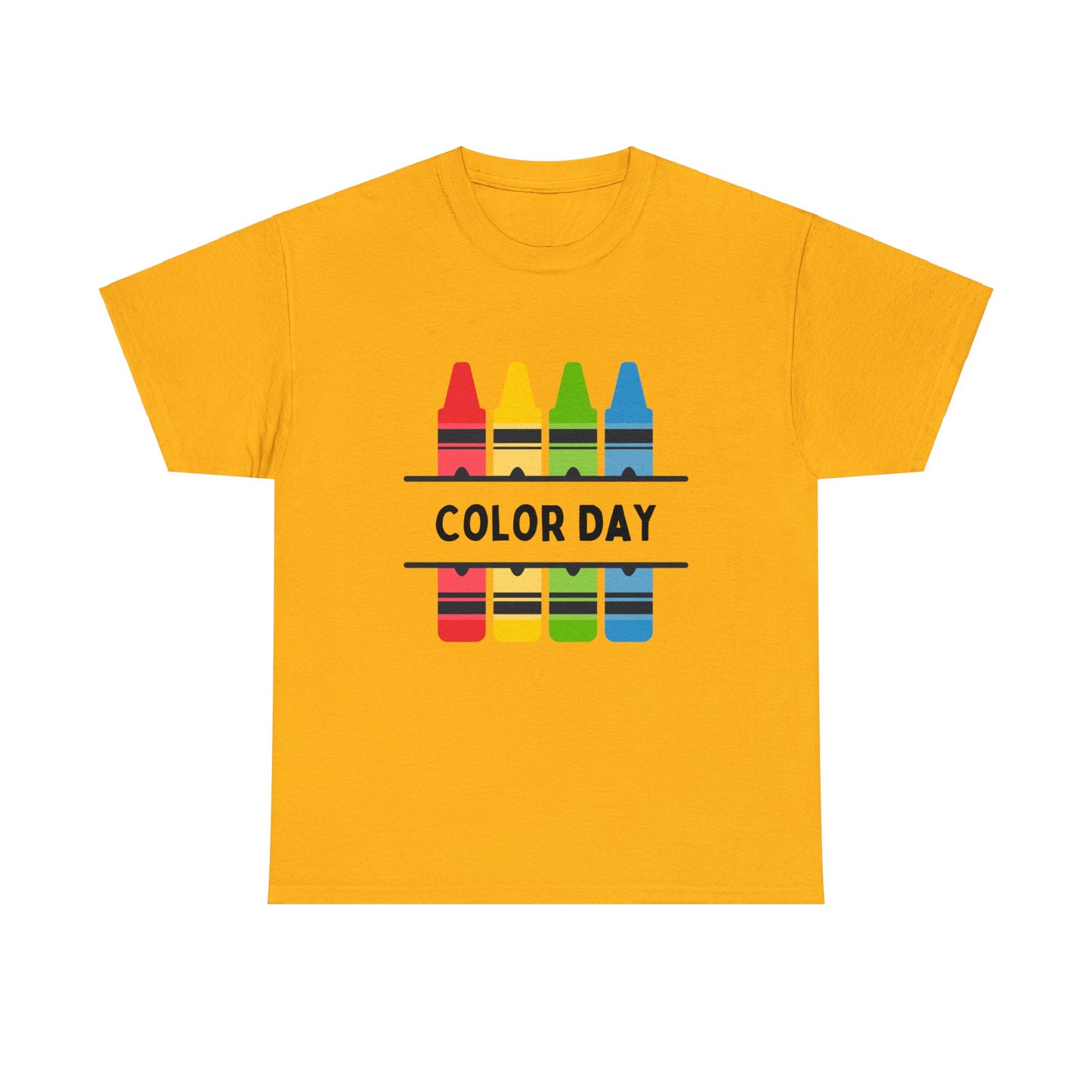 Color Day Unisex Heavy Cotton Tee Inspire Learning and Fun for Teachers and Children