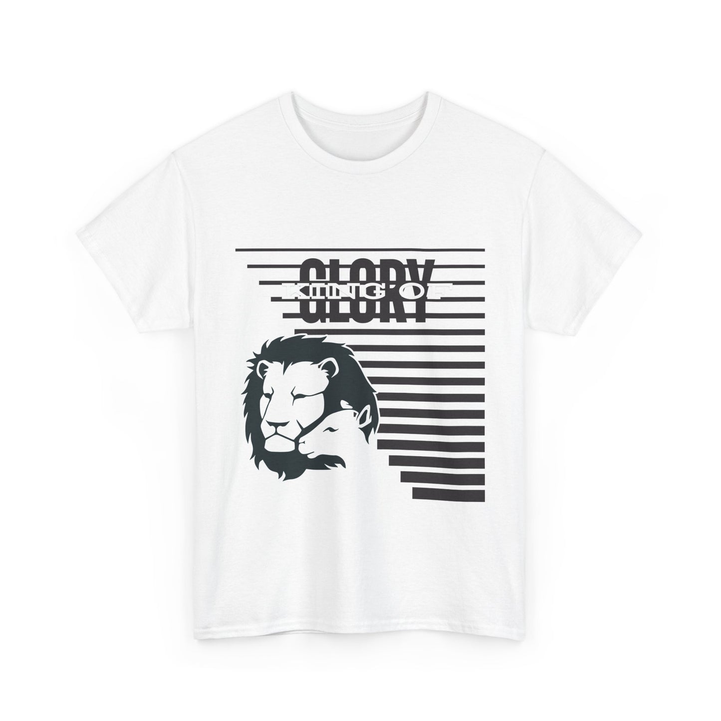 Lion & Lamb, Love & Life Unisex Heavy Cotton Tee