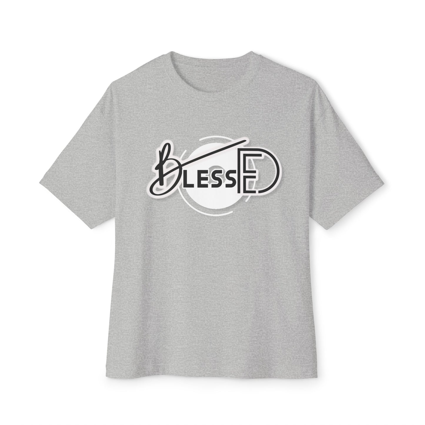 Unique Blessed Design Unisex Boxy Tee