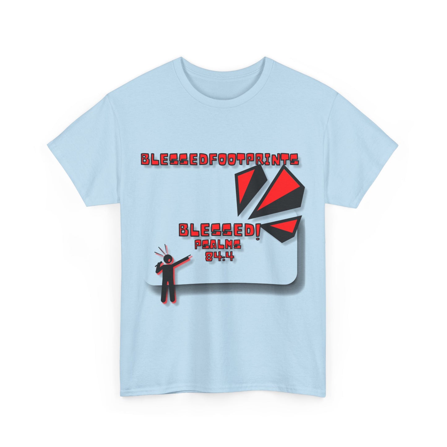 Blessed Psalms 84:4 Unisex Heavy Cotton Tee