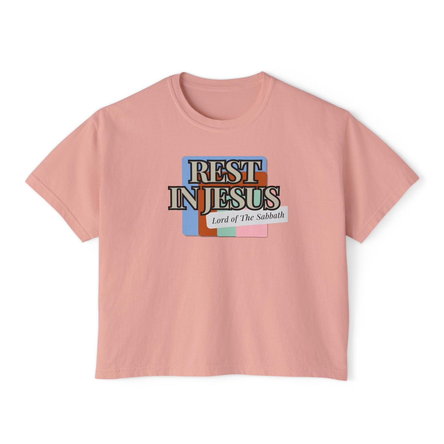 Rest In Christ Women's Boxy Tee