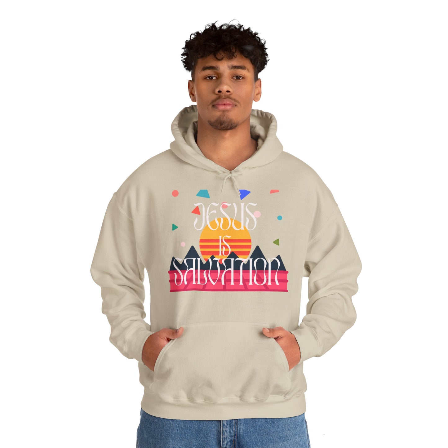 Jesus Is Salvation Unisex Heavy Blend™ Hooded Sweatshirt